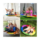 Adjustable Flying Saucer Tree Swing With Multiple Functions For Kids