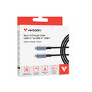 Verbatim Sync And Charge Usb C To Usb C 240W 40 Gbps120 Cm