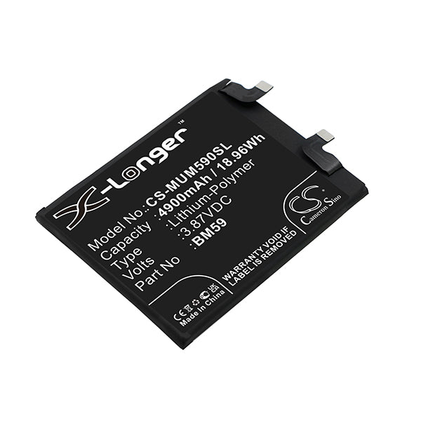 Cameron Sino Cs Mum590sl 4900mah Battery For Xiaomi 11t Mobile