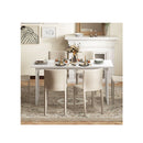 Dining Table For 6 To 8 People With Heavy Duty Metal Legs