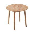 100Cm Wooden Round Dining Table For Kitchen Cafe Restaurant