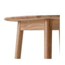 100Cm Wooden Round Dining Table For Kitchen Cafe Restaurant