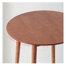 100Cm Wooden Round Dining Table For Kitchen Cafe Restaurant