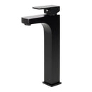 Terrus Single Lever Basin Mixer Tap Tall Matte Black