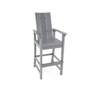 Outdoor Tall Adirondack Chair Bar Stool With Backrest And Footrest