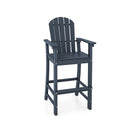 Outdoor Hdpe Tall Bar Adirondack Patio Chair 30 Inches Seat Height