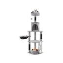 Tall Cat Tree With Sisal Scratching Posts And Board