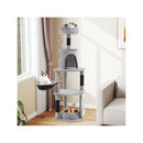 Tall Cat Tree With Sisal Scratching Posts And Board