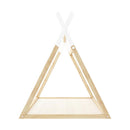 Kids Bed Frame Wooden Timber Teepee House Frame Beds
