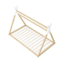 Kids Bed Frame Wooden Timber Teepee House Frame Beds