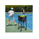 Foldable Tennis Ball Cart With Wheels And Removable Bag