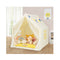 Large Play Tent With Washable Cotton Mat And Star Lights For Kids