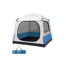 5 Person Camping Tent Waterproof With Mesh Door And Carrying Bag