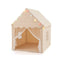Kids Playhouse Tent With Washable Mat For Boys And Girls Beige