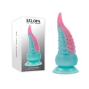 Selopa Stuck On You Blue Pink 19 Cm Rechargeable Vibrating Dildo