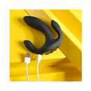 Playboy Pleasure Triple Threat Black Triple Probe Vibrator