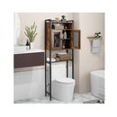 Over The Toilet Storage Cabinet Bathroom Organizer With 2 Doors