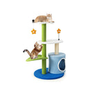 4 Tier Modern Cat Tree Tower With Sisal Scratching Post Jingling Balls