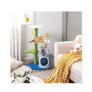 4 Tier Modern Cat Tree Tower With Sisal Scratching Post Jingling Balls