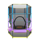 Mini 54inch Trampoline Blue Purple