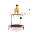 Toddler Music Trampoline With Colorful Led Lights For Kids