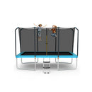 430 Cm X 250 Cm Rectangular Trampoline With Net For Kids And Adults