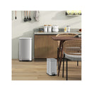 40L And 6L Step Trash Can Combo Set With Detachable Inner Buckets