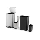 40L And 6L Step Trash Can Combo Set With Detachable Inner Buckets