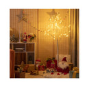 150Cm Artificial Twig Birch Tree With 72 Warm White Led Lights