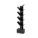 10 Tier Tree Bookcase With Drawer For Storage Black