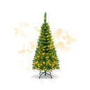 230Cm Artificial Pencil Tree With Pvc Branch Tips And Led Lights