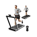 Under Desk Treadmill With Remote Control And Led Display Wood Banding