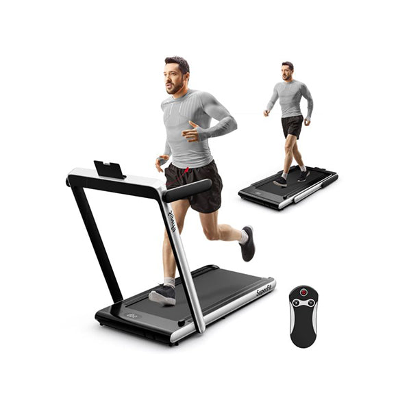 Under Desk Treadmill With Remote Control And Led Display Wood Banding