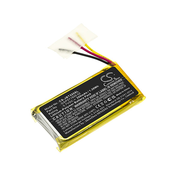 Cameron Sino Cs Jbt225Sl 350Mah Battery For Jbl Tune 225 Tws Headset