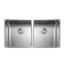 Stainless Steel Kitchen Sink 865mm Double Bowl Top Under Mount