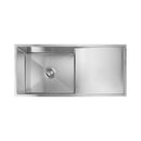 Stainless Steel Kitchen Sink 960mm Single Bowl with Drainer Top Under
