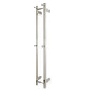 Ezy Fit Heated Towel Rail Double Vertical Square 200Mm X H1400Mm Nickel