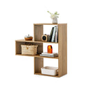 Concave Convex Bookshelf With Anti Toppling Device