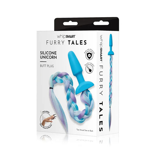 Whipsmart Furry Tale Silicone Butt Plug With Tail