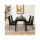 Upholstered Dining Chair Set Of 4 With Padded Backrest
