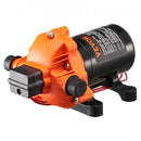 Diaphragm Pump, 1.8 GPM (6.81 L/min), 3-Chamber 12 Volt DC Water Pump with Automatic Pressure Switch 40-100 PSI Adjustable, 60 PSI, 1/2'' MNPT Port, for RV Yacht Food Truck Camper Marine