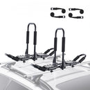 Kayak Roof Rack 1 Pair J-Bar, Soft Roof Rack, Top Mount Tie Down, Carrier for kayak, Surf Board, Canoe, SUP, Ski Board, Mount on Car, SUV, Truck, 2 Kayaks