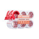 Packing Tape 12 Rolls 65 Yards Clear Shipping Tape with Dispenser 2.7 Mil