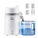 6L Water Distiller Home Countertop Purifier Machine 900W Plastic Container