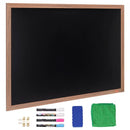 35"x46" Rustic Wood Framed Chalkboard Wall Hanging Magnetic Wedding Sign
