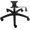 Office Chair Base Replacement, 710 mm, 1134 kg Static Load, Heavy Duty Universal Computer Desk Chair Stool Base Part with 5 Casters, Gas Cylinder & Seat Plate, Desk Chair Base Replacement, Black