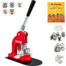 Button Maker Machine, 25mm (1 inch) Badge Punch Press Kit, Children DIY Gifts Pin Maker, Button Making Supplies with 500pcs Button Parts & Circle Cutter & Magic Book