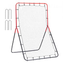 Baseball And Softball Rebounder Net, 3 x 4.5 ft PitchBack Baseball Pitching Nest, 3-Way Baseball, Softball Pitchback Net, Fielding Trainer, Bounce Back Net for Fielding/Throwing Practice