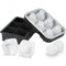Ice Cube Trays (Set of 2), 2-in-1 Combo with Silicone Sphere Ice Ball Maker & Large Square Ice Cube Maker with Lid, Reusable Easy Release BPA Free Ice Tray Set for Whiskey Cocktails Bourbon