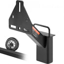 Spare Tire Carrier, Trailer Spare Tire Mount, 160 lbs Capacity, Utility Trailer Accessories Fits Most 4 & 5 & 6 & 8 Lugs Wheels on 4", 4.25", 4.5", 4.75", 5", 5.5", 6", 6.5" Bolt Patterns